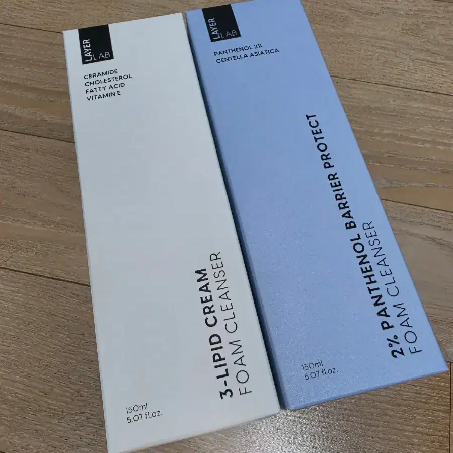 새상품/레이어랩 아침 저녁 클렌징폼 150ml