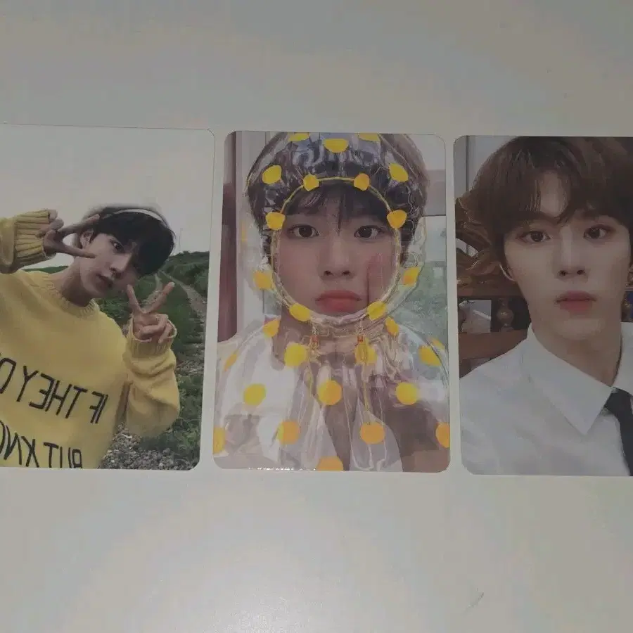 엑스원 원잇 김우석 포카 3장 일괄