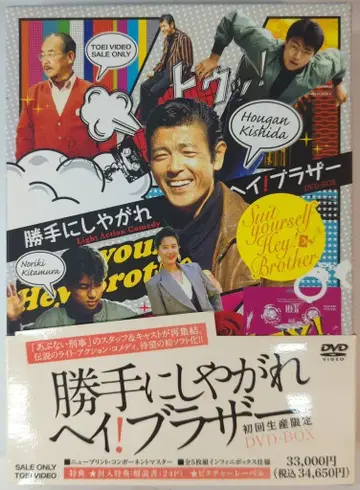 일본 국내 드라마 DVD 멋대로 해라 헤이! 브라더 DVD-BOX