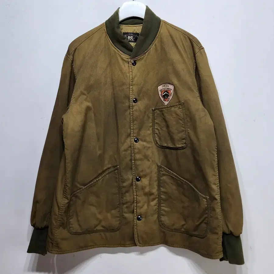 더블알엘 랄프로렌 RRL RALPH LAUREN 코듀로이 뉴욕경찰패치워크자켓 L