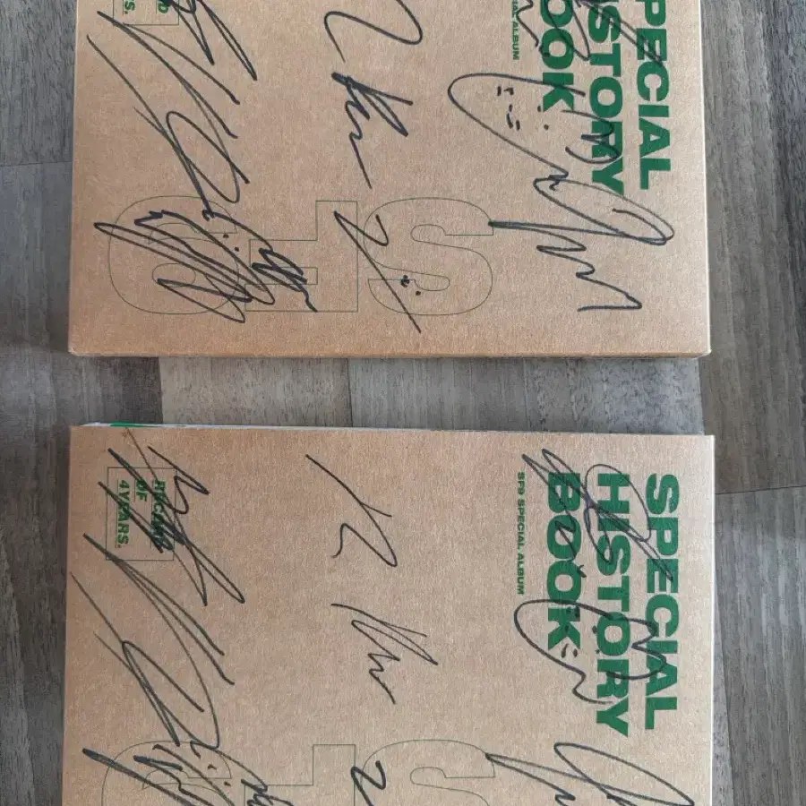 SF9 친필사인 4주년 SPECAIL HISTORY ALBUM