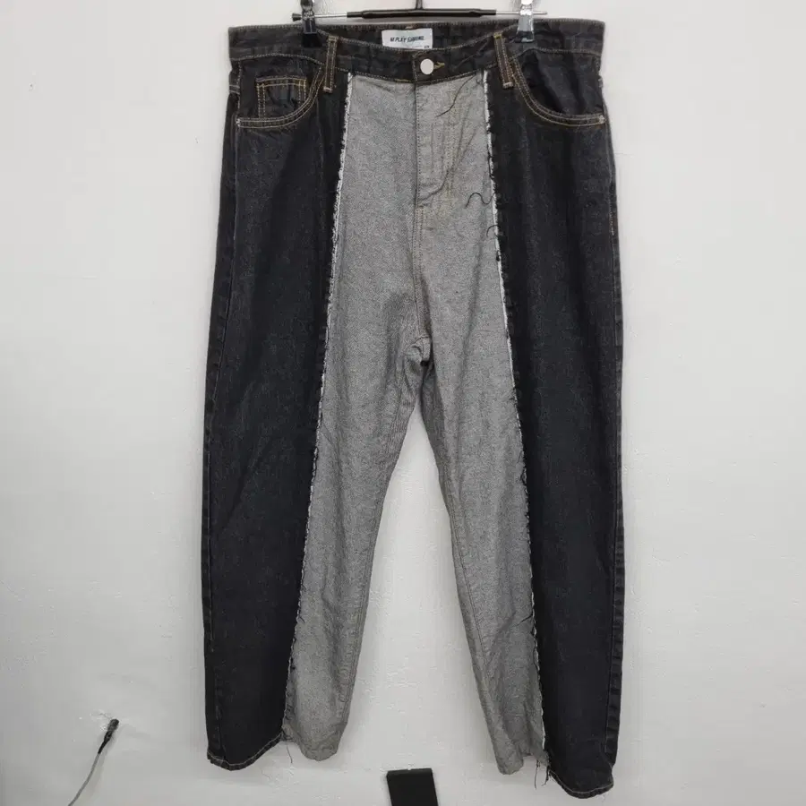 [34 inch] 엠플레이 그라운드 데님 팬츠 청바지