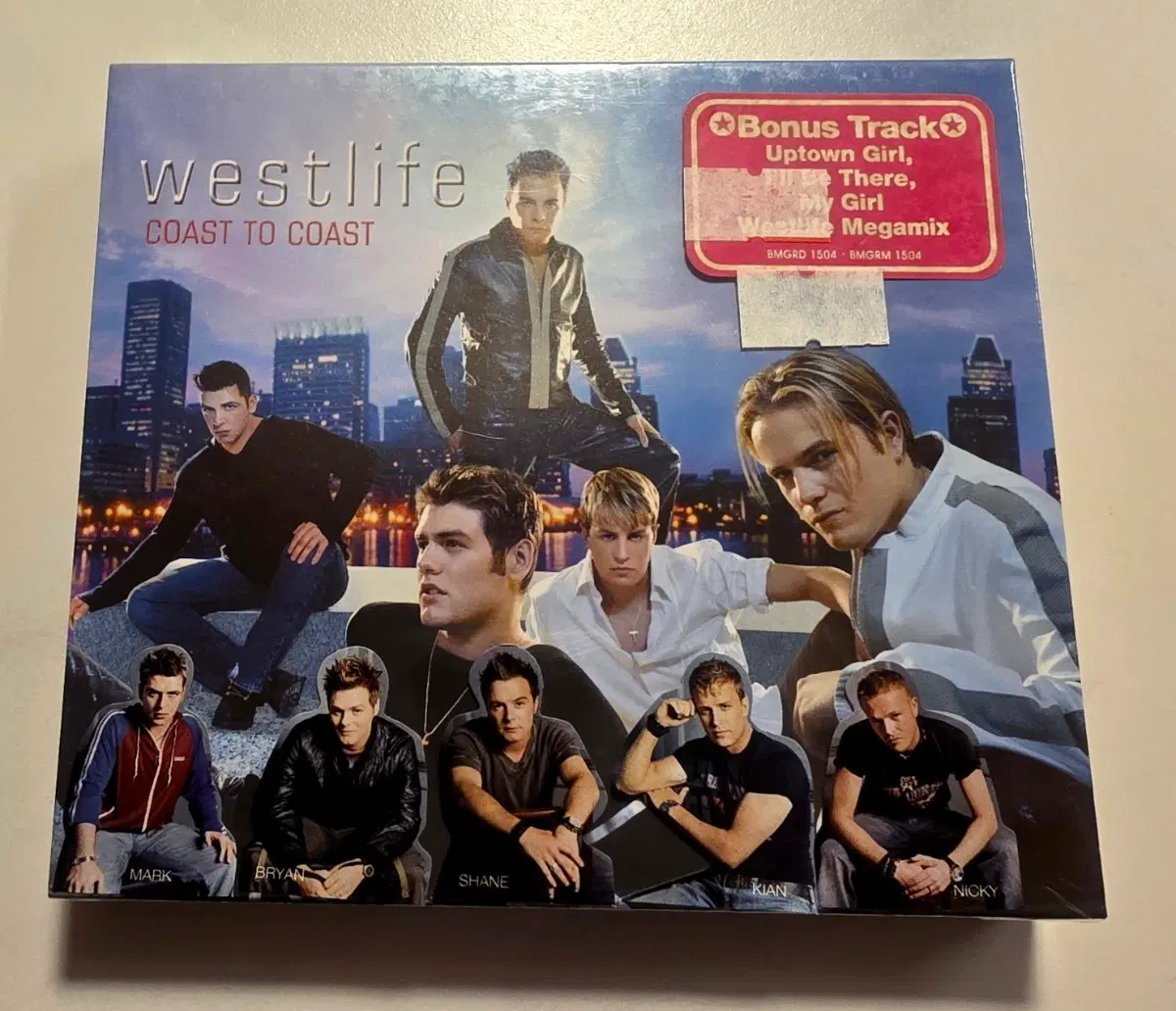 웨스트라이프 COAST TO COAST 2XCD 박스 Westlife 웨라 웨스트 라이프