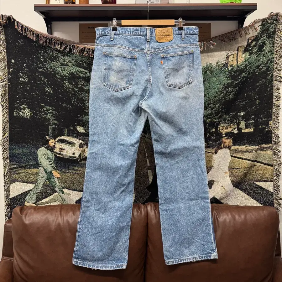[38] 90s 리바이스 517 오렌지탭 부츠컷 데님 made in USA