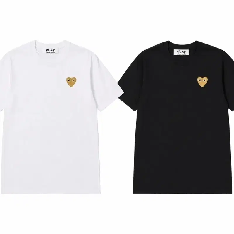 #세일 꼼데가르송 골드와펜 반팔티