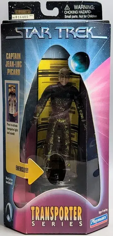PLAYMATES TRANSPORTER CAPTAIN JEAN LUC PICARD