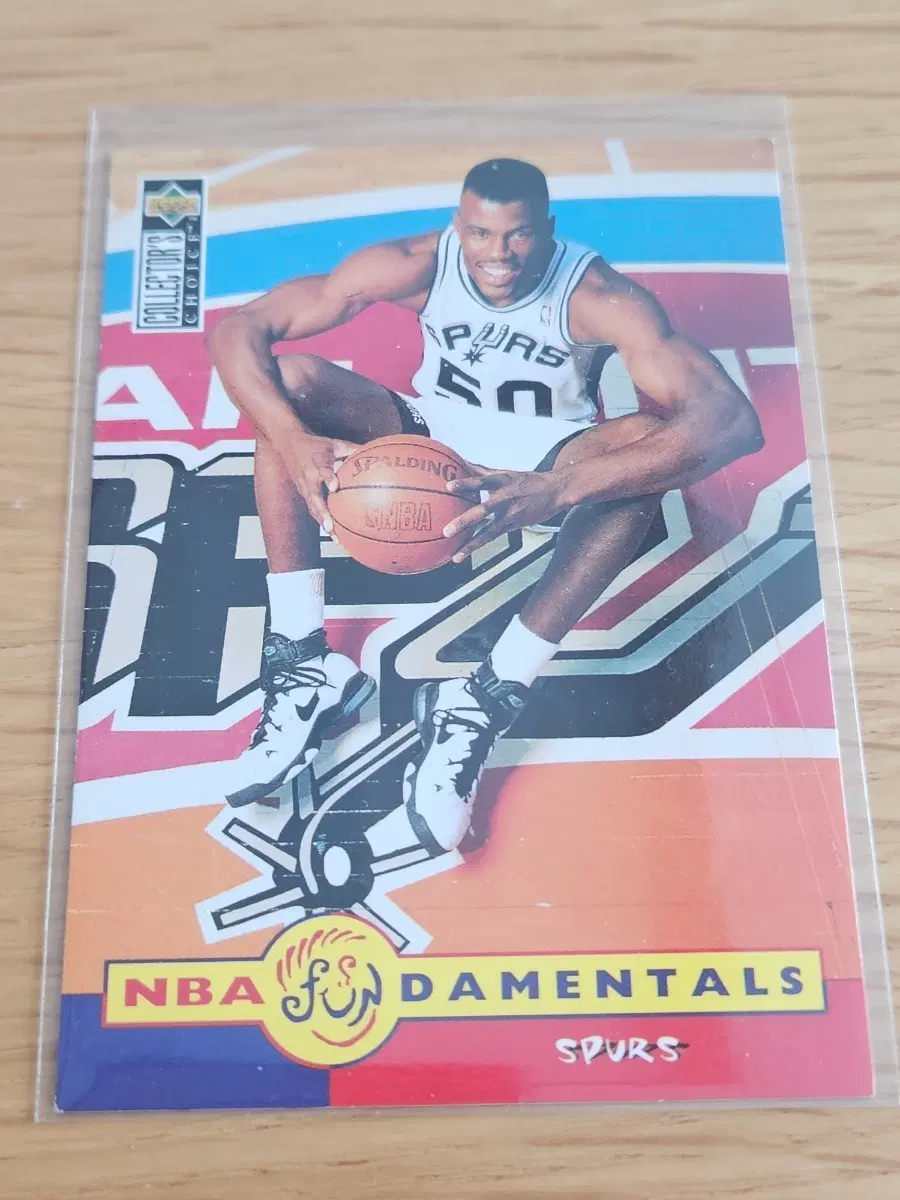데이비드 로빈슨 NBA 펀더멘탈스 카드 어퍼덱