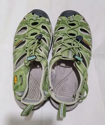 KEEN 여성용 스포츠 샌들 그린