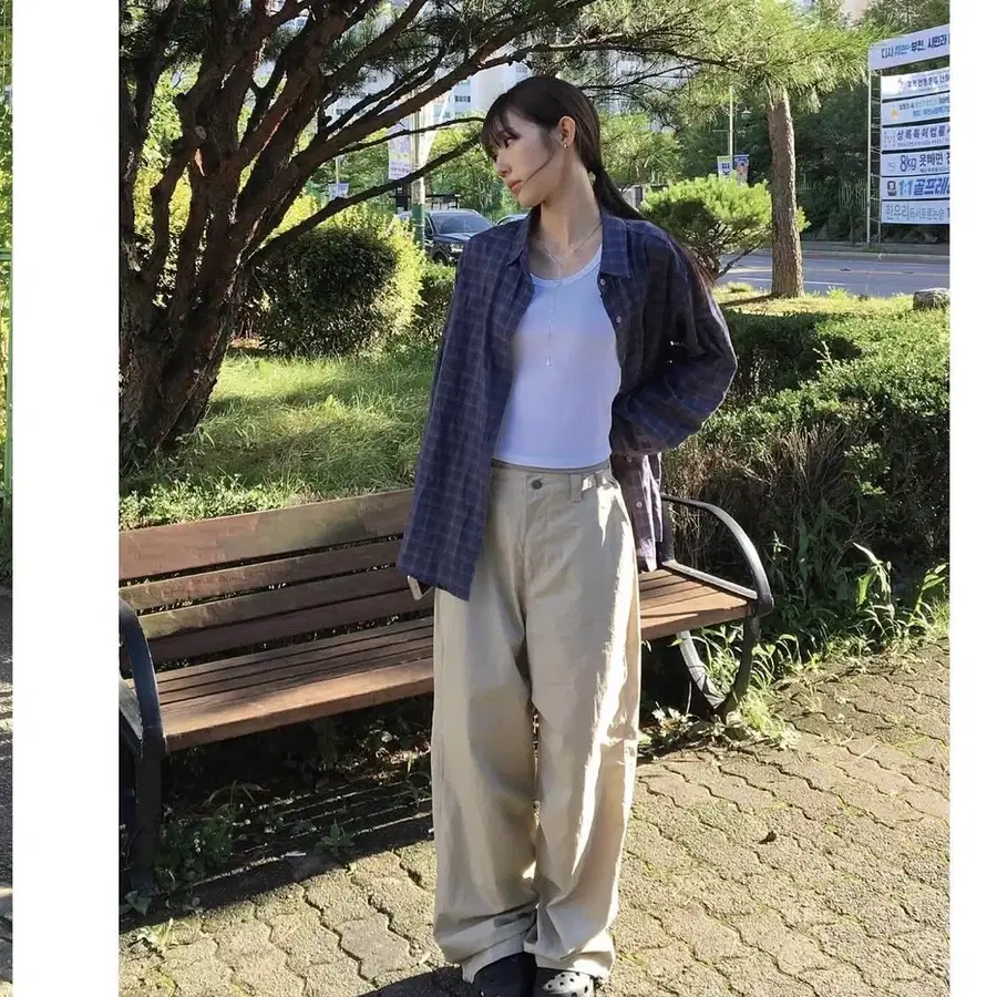 시오아 무드 비조팬츠 베이지M