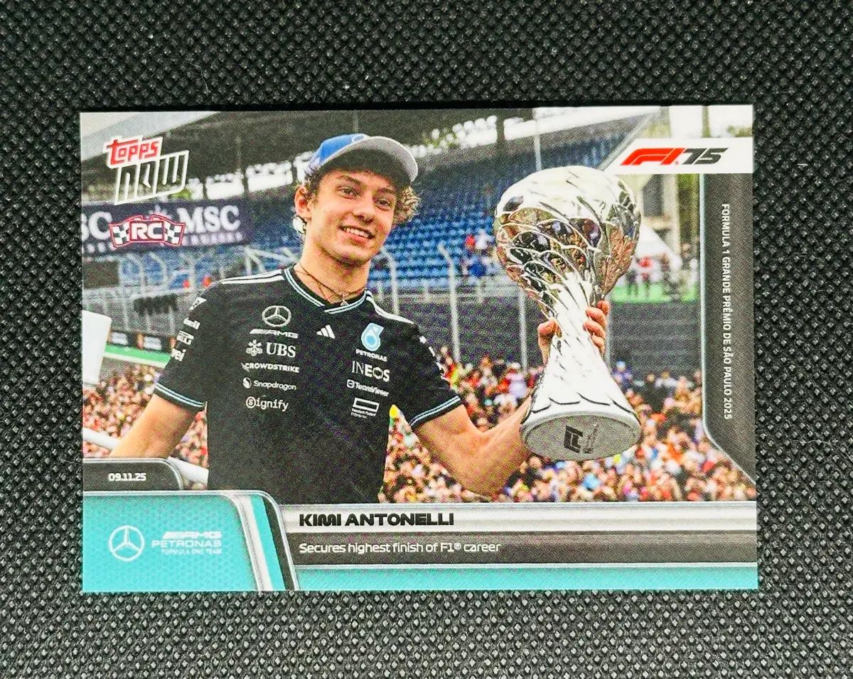 2025 탑스 나우 F1 키미 안토넬리 RC 카드