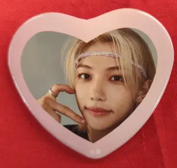StrayKids We STAY together FELIX 캔뱃지 하트형