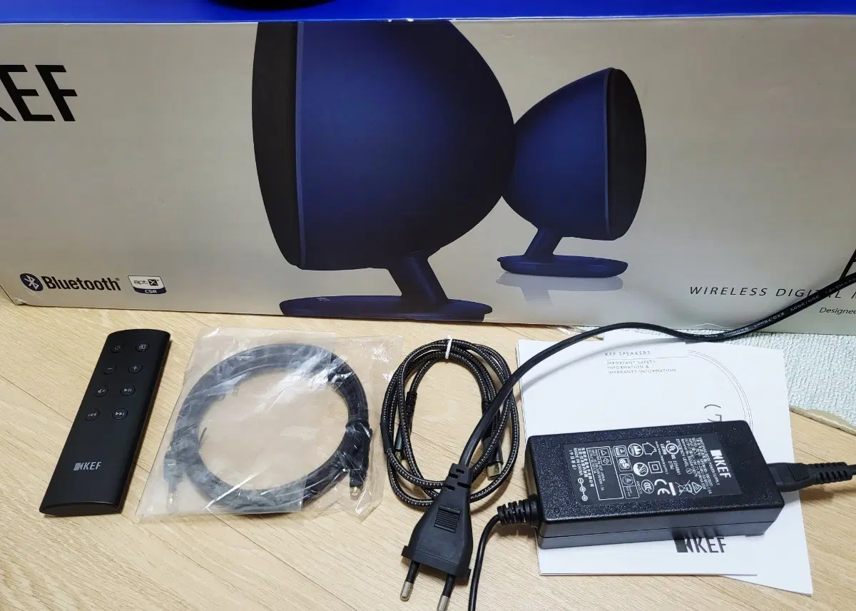 KEF EGG 동축 블루투스 스피커 풀박스