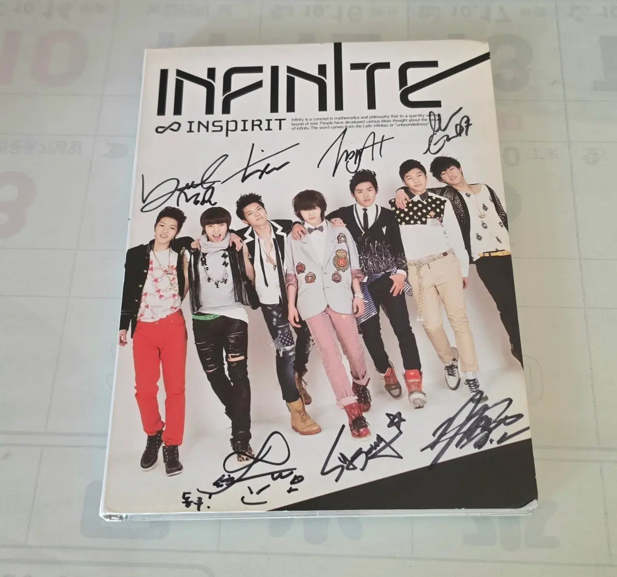 PS있음)인피니트 낫띵스오버 낫띵오 인스피릿 친필 싸인 비매 앨범 양도 판매