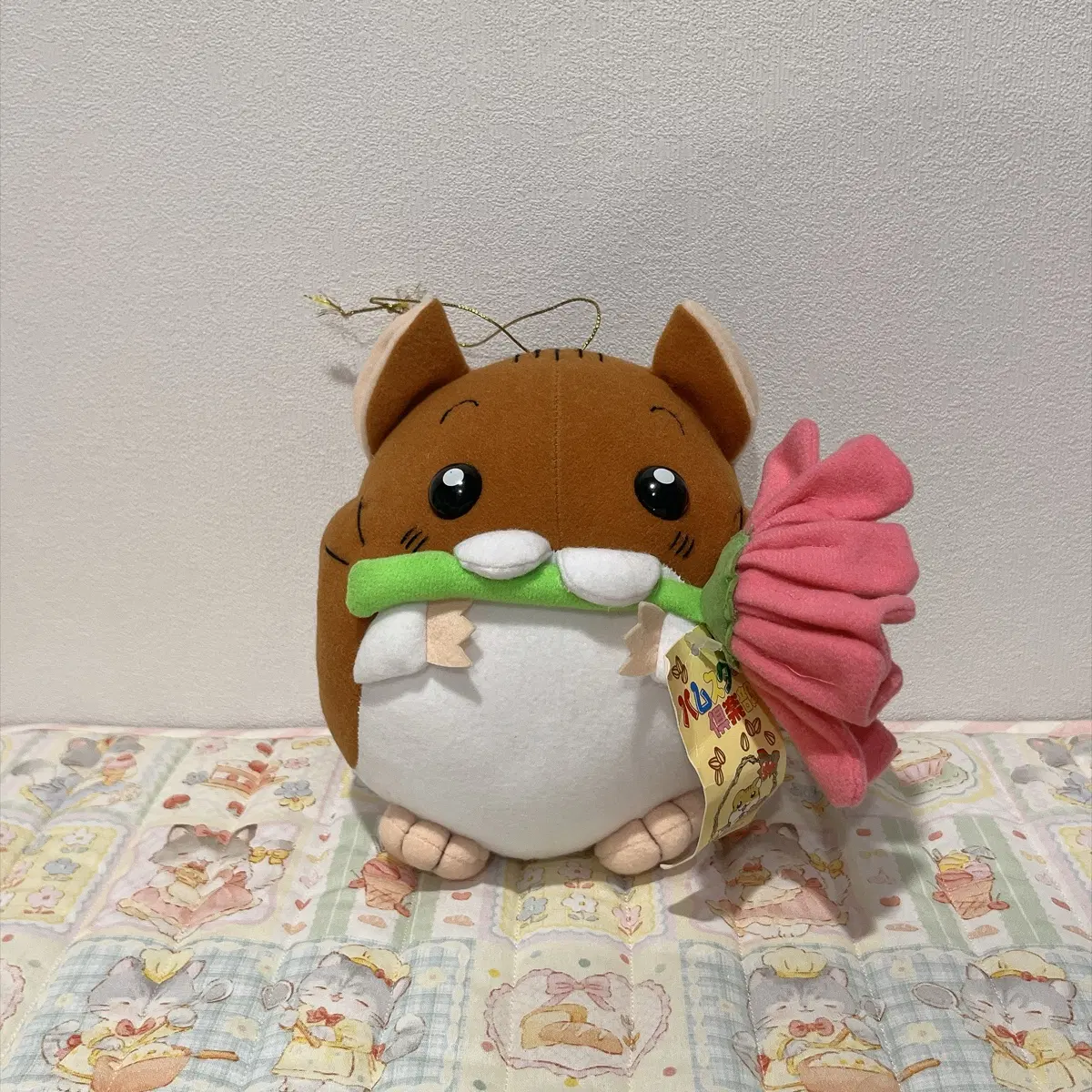 고전 햄스터클럽 햄클 꽃을 문 시겟치 시게치 인형