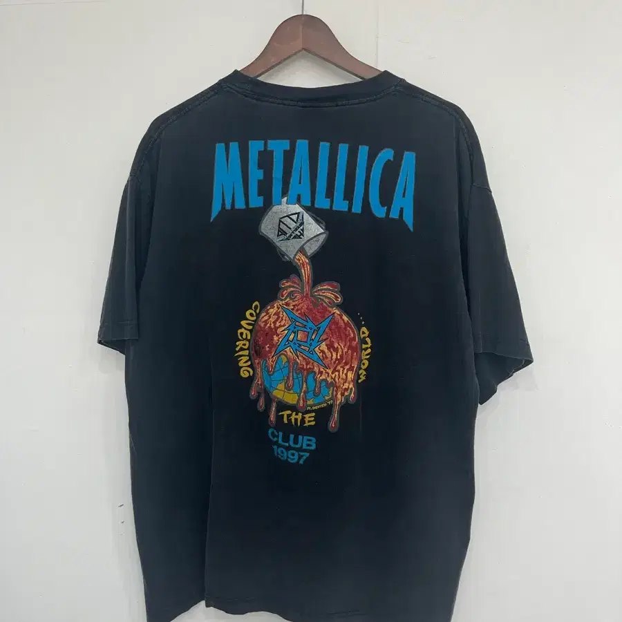 메탈리카 클럽 1997 티셔츠