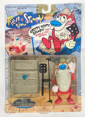 MATTEL 피규어 GRITTY KITTY STIMPY