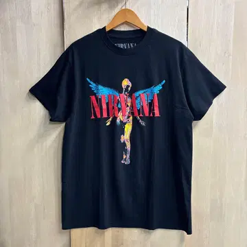 NIRVANA 닐바나 밴딩T셔츠 블랙
