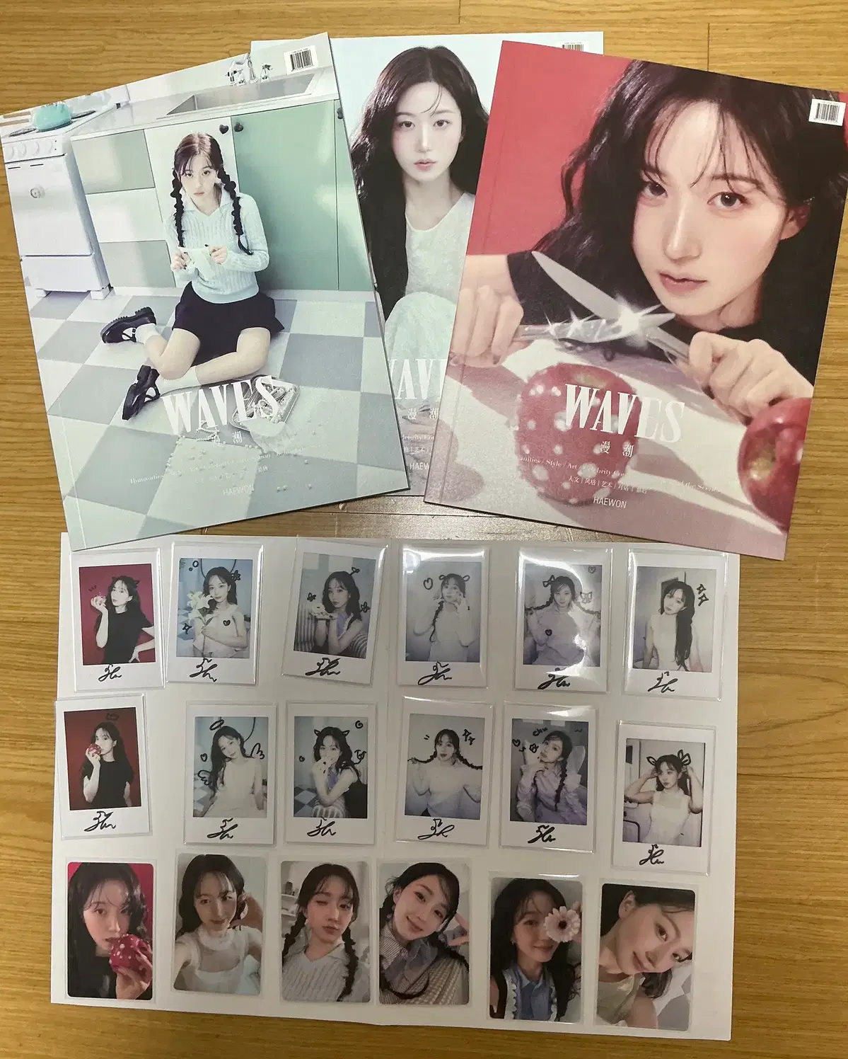 엔믹스 해원 waves 화보&포카+ 인생네컷, 엽서