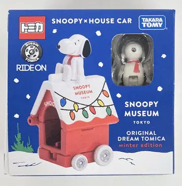 타카라토미 스누피 뮤지엄 도쿄 오리지널 드림토미카 Winte edition SNOOPY x HOUSE CAR