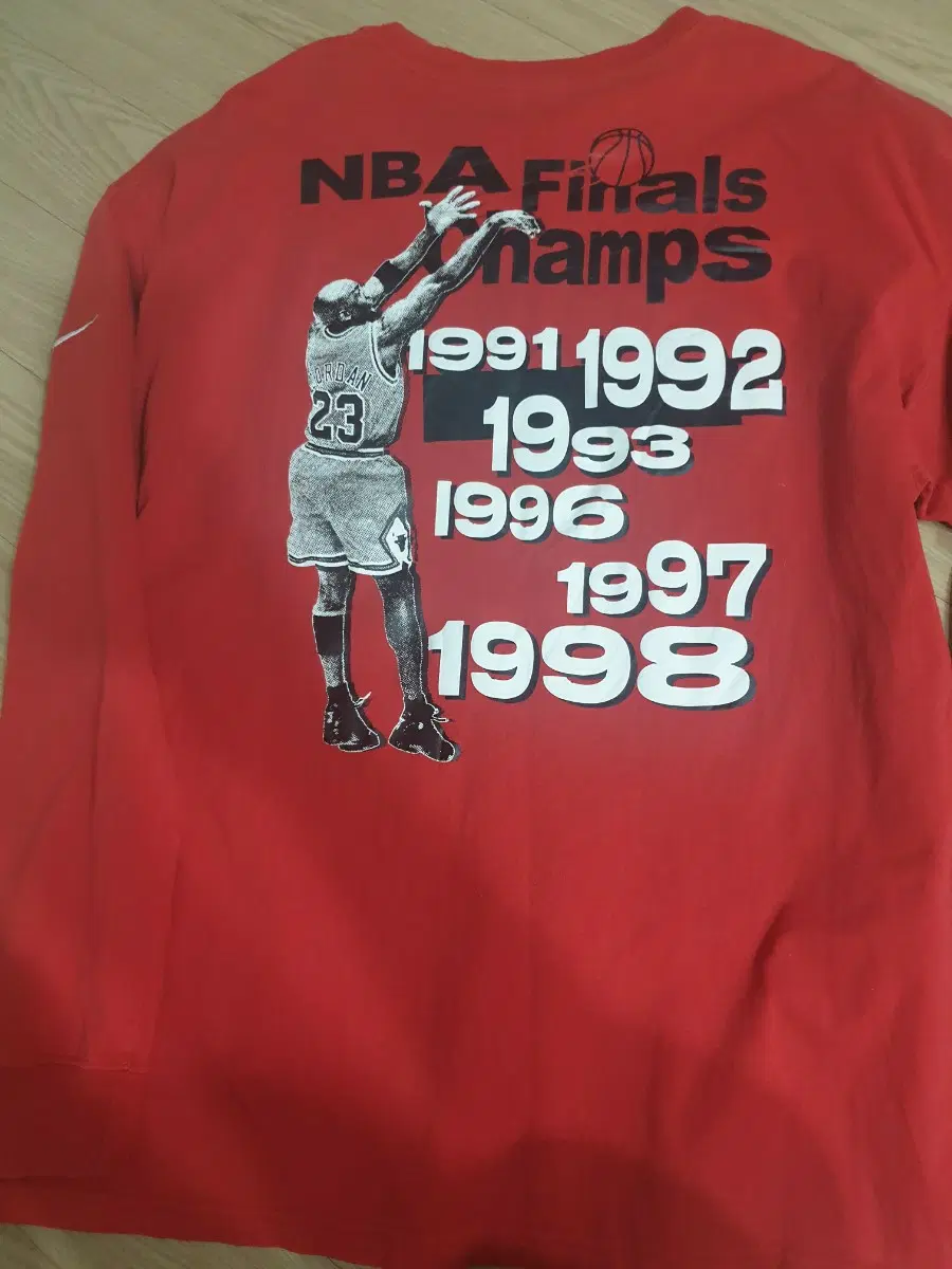 나이키 에어 조던 NBA 파이널스 챔피언 티셔츠