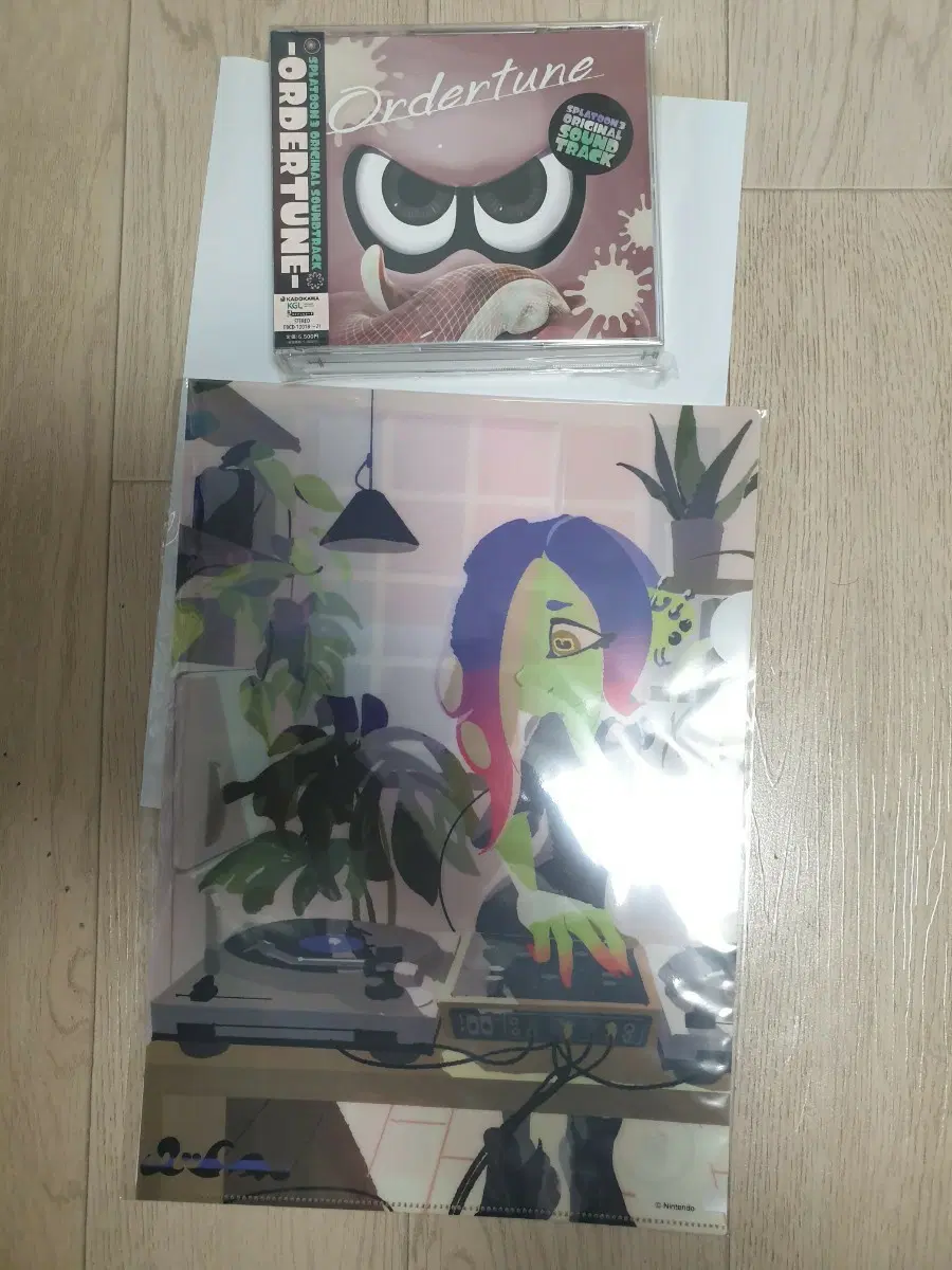 스플래툰3 ORIGINAL SOUNDTRACK -Ordertune- 4CD + 클리어파일 특전