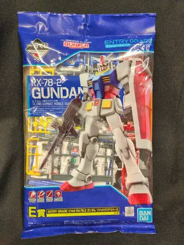 BANDAI SPIRITS 제일복권 기동전사 건담 건담 프라모델 2021 E상 ENTRY GRADE 1/144 RX78-2 건담 솔리드 클리어 리버스