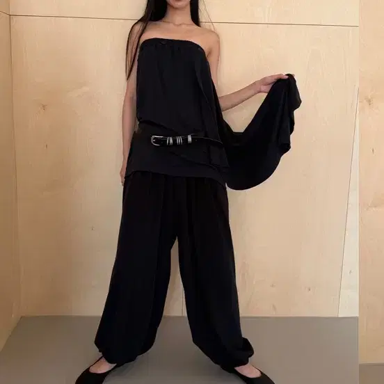 세릭 Wide Balloon Pants _ Black