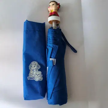 후지야 페코짱 접이식 우산 블루