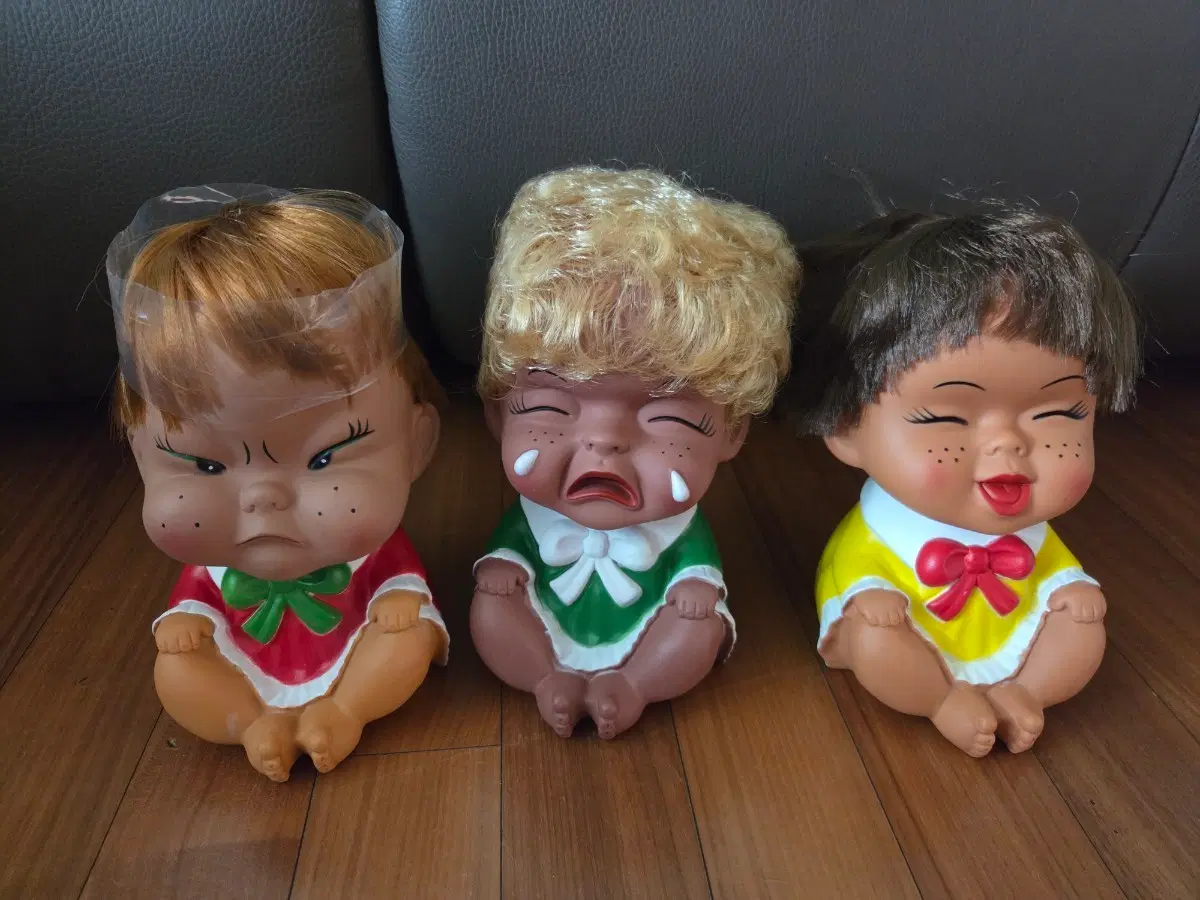 레어 국산 초대형 추억의 못난이 인형 3종 세트 30센치 about
