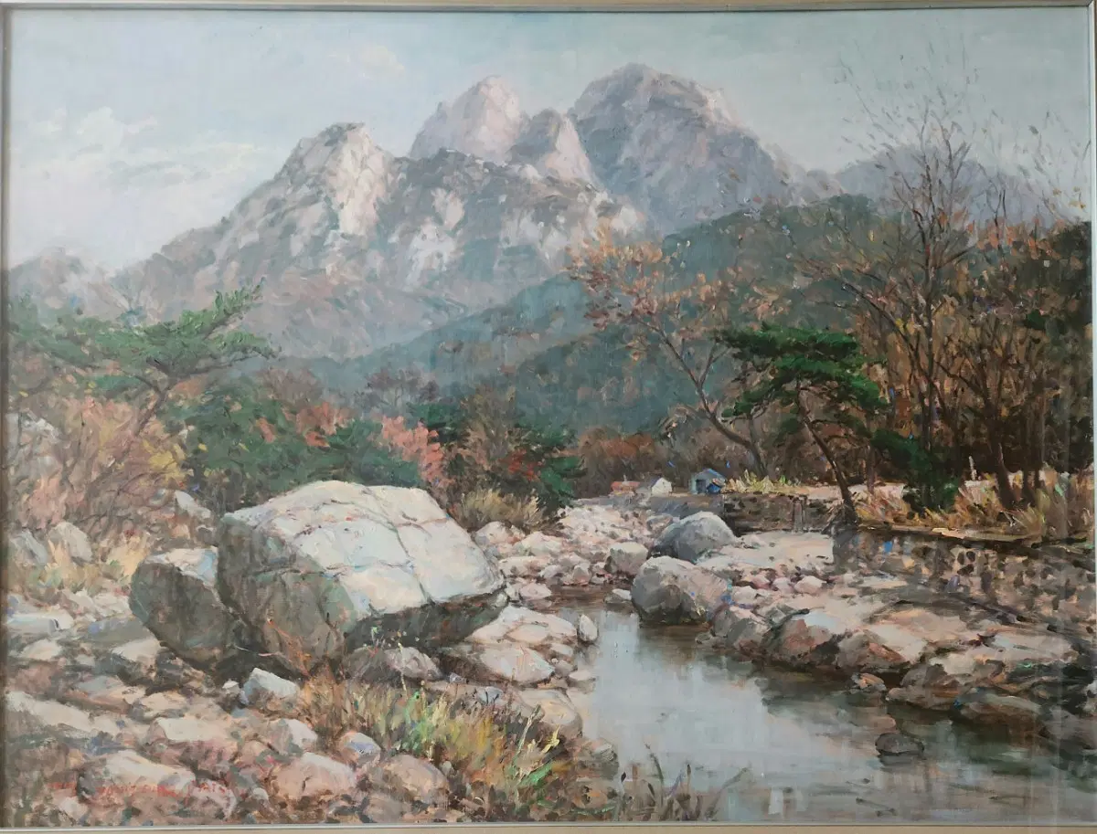 박상덕 풍경유화 미술품