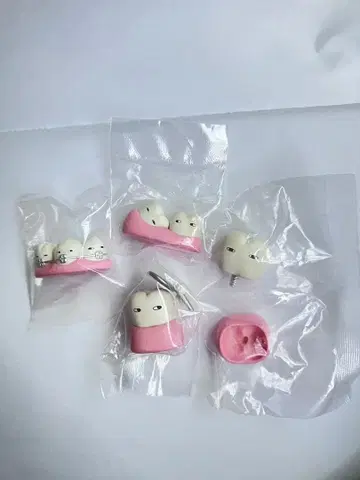 말이 없는 치아 캐릭터 4세트