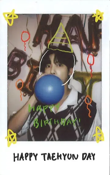 TXT TAEHYUN 2023 DecoKit 트레이딩 카드 폴라로이드