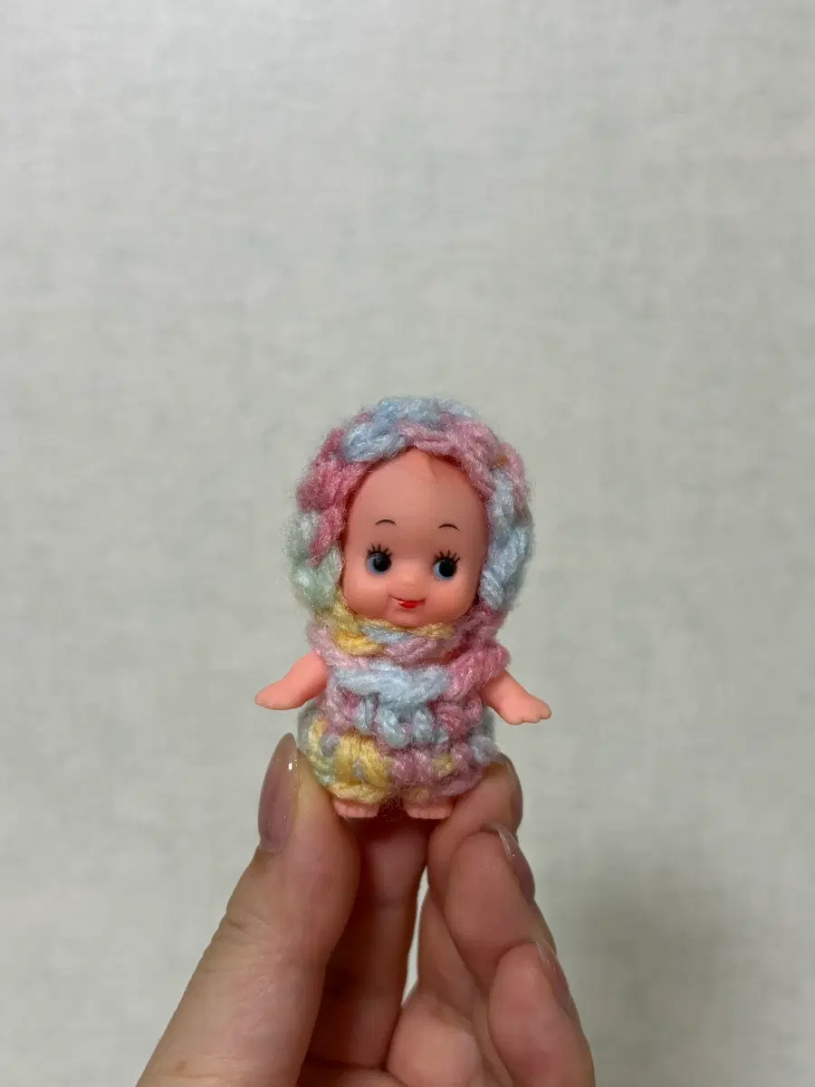 빈티지 뜨개 큐피 피규어 인형