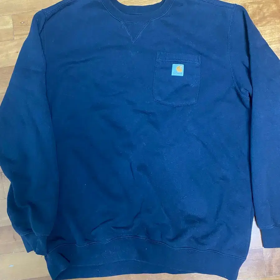 칼하트 Carhartt 오리지널핏 포켓 스웻셔츠 맨투맨 블랙 XL