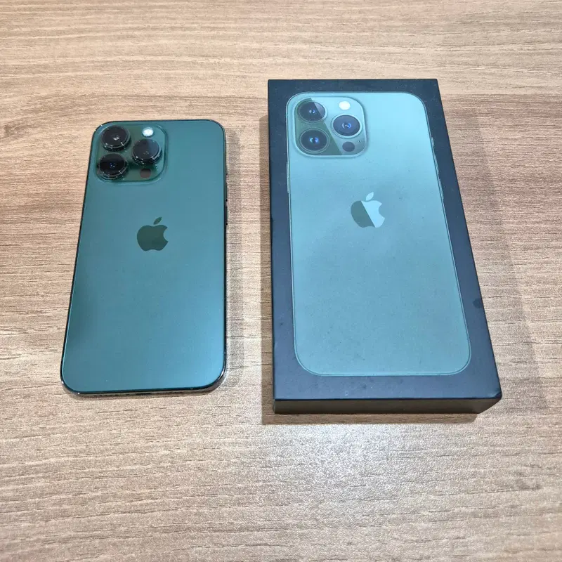 아이폰 13 프로 256GB 알파인 그린 풀박스