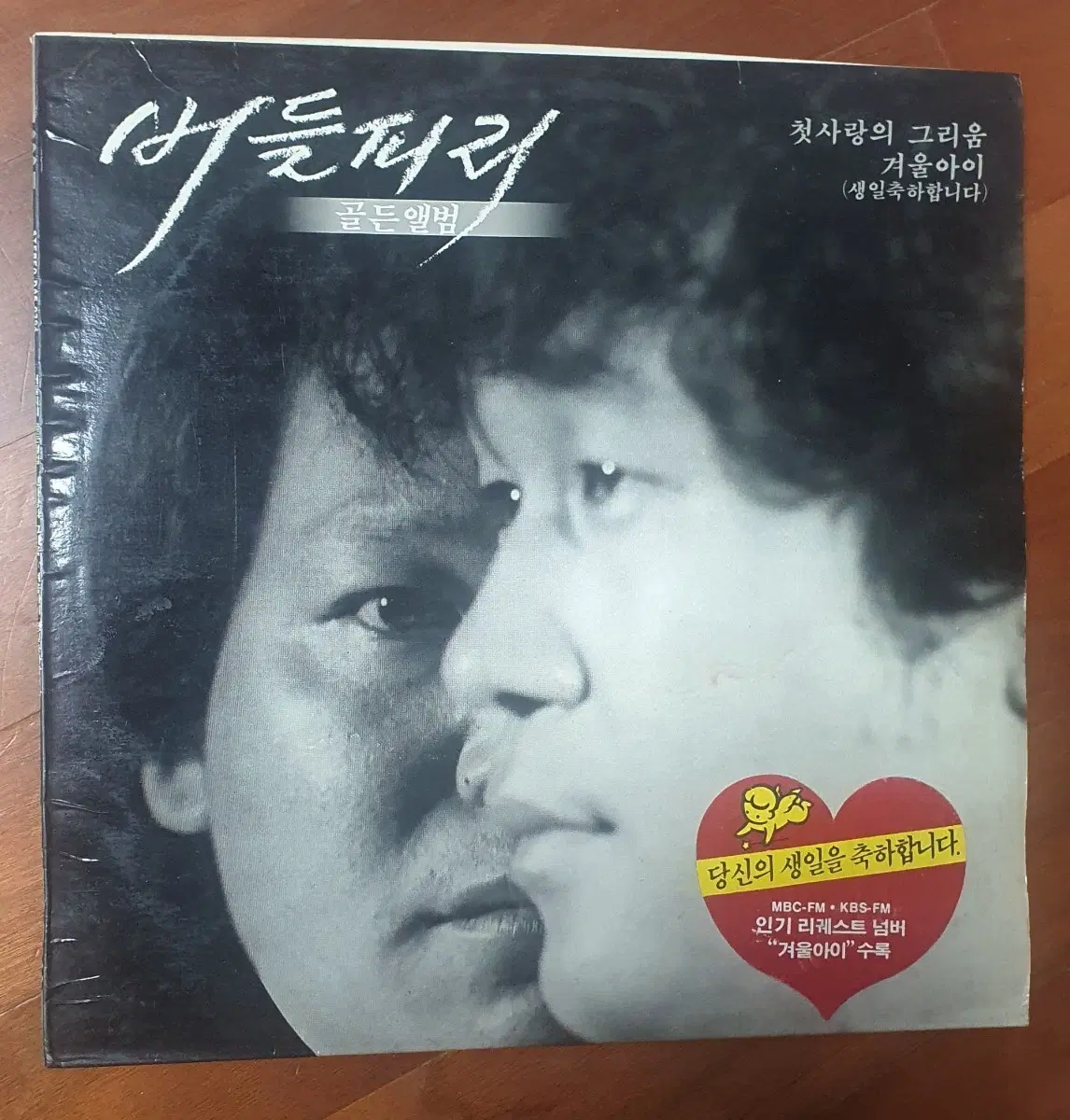 버들피리 골든앨범 겨울아이 LP
