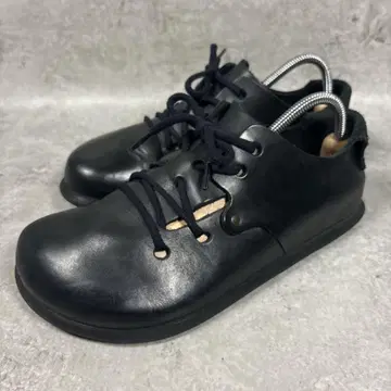 새상품급 BIRKENSTOCK 버켄스탁 몬타나 가죽 40 블랙 인기