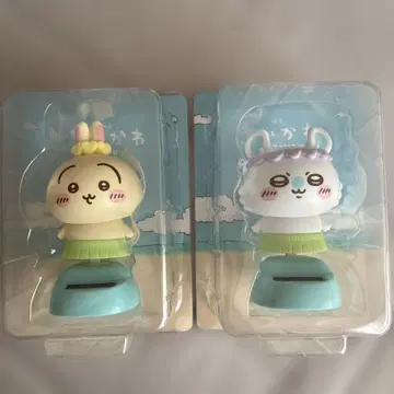 치이카와 하치와레 솔라 목인형 피규어 2개 세트