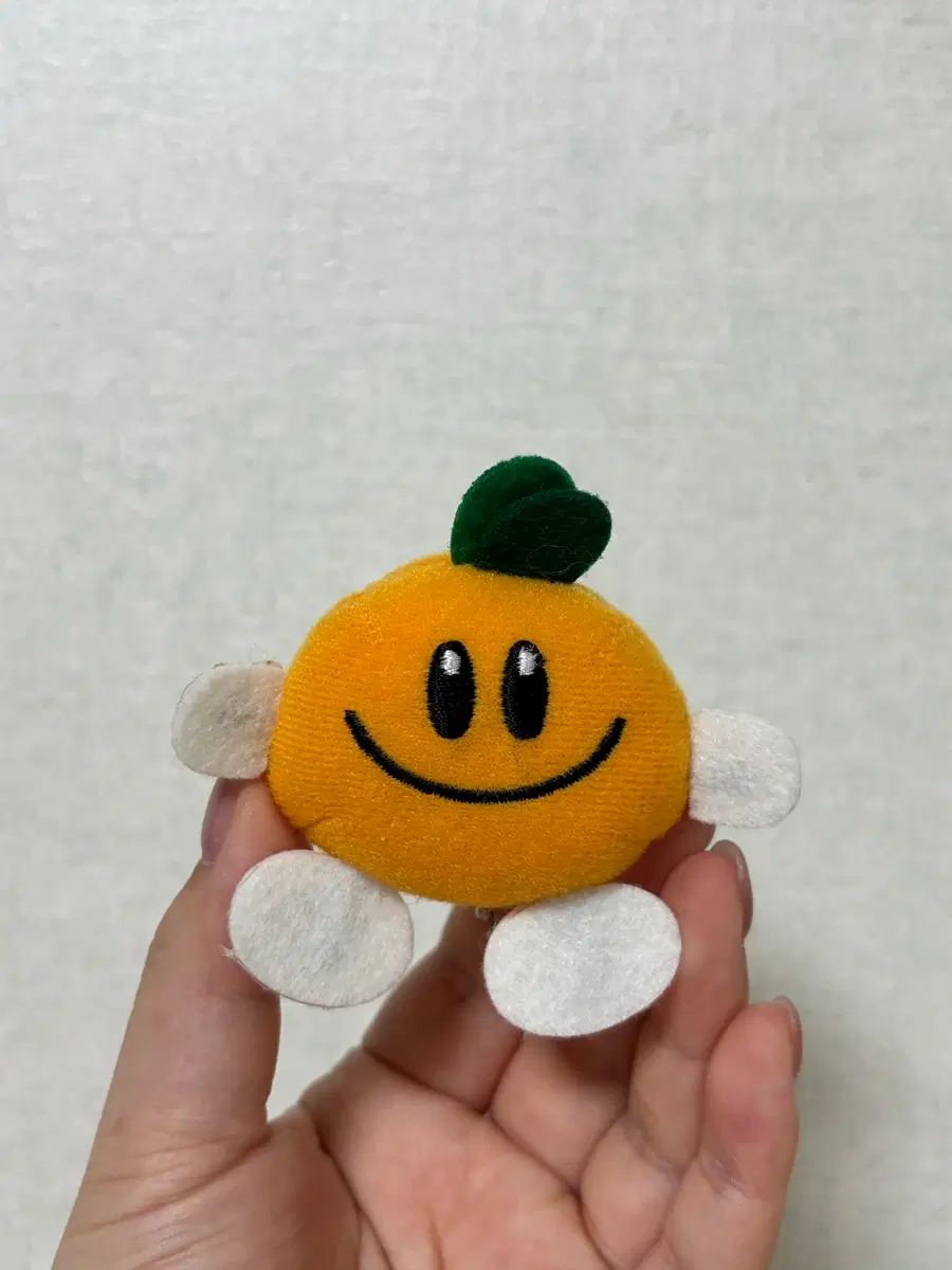 고전 빈티지 귤 키링 인형
