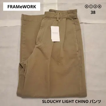 [ FRAMeWORK ] SLOUCHY LIGHT CHINO 팬츠