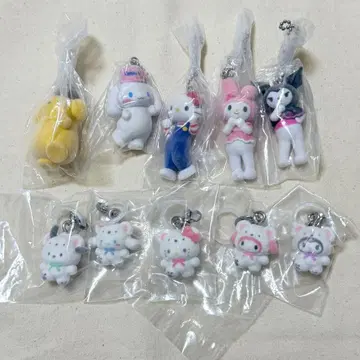 산리오 메지루시 참 캡슐 토이 묶음 판매 10개