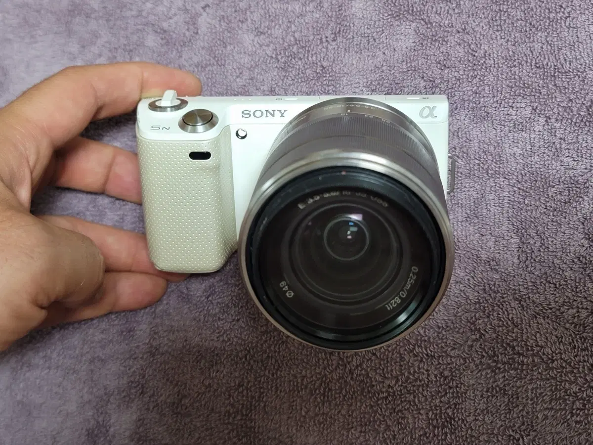 소니 NEX-5N 화이트 미러리스 카메라 단품
