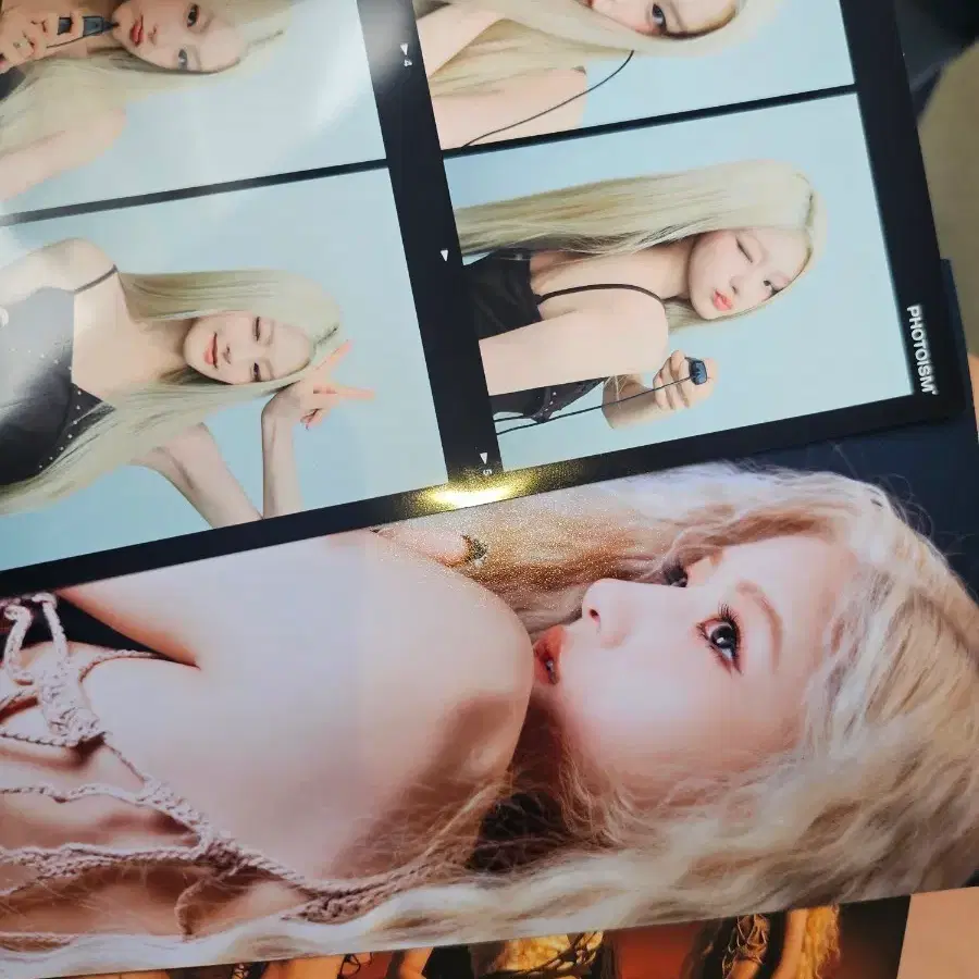키오프 하늘 팝업 네컷사진  비하인드컷 팝업 엽서