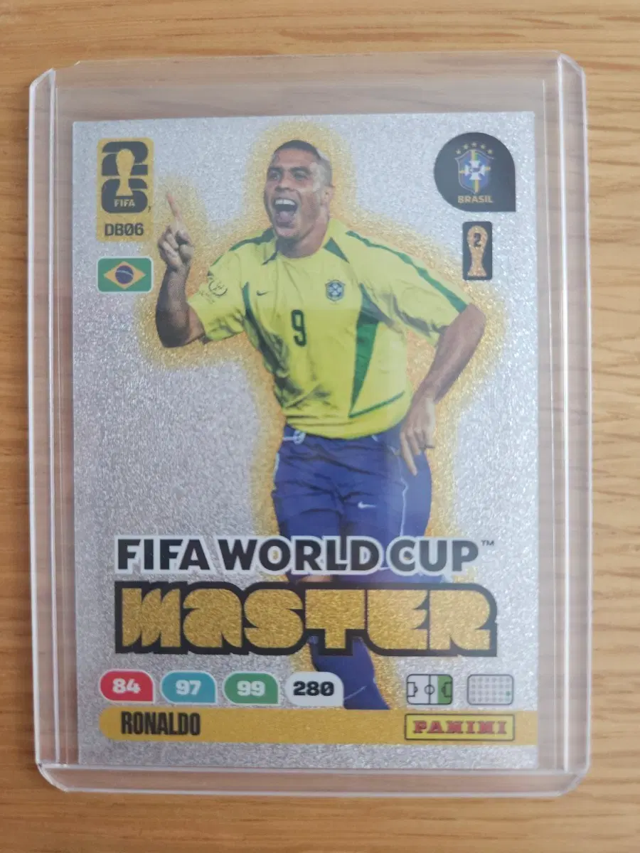 FIFA 월드컵 마스터 호나우두 No.9 RONALDO 스포츠카드