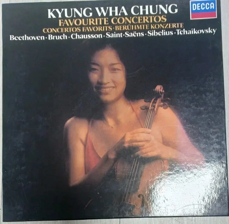 정경화LP 3LP 박스반 Favorite Concertos 미사용급