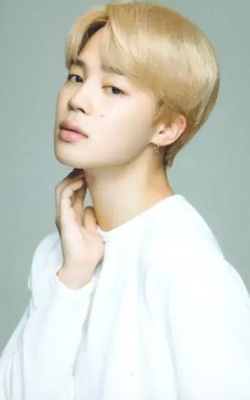 BTS VT x BTS 지민 트레이딩 카드 화이트