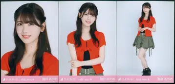 Nogizaka46 회장 한정판 브로마이드 츠츠이 아야메 2025.July-III 프릴 미니 스커트 컴프