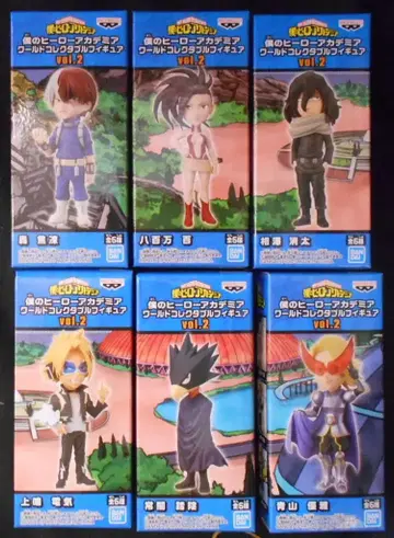 BANDAI SPIRITS WCF 나의 히어로 아카데미아 vol.2 전 6종 세트