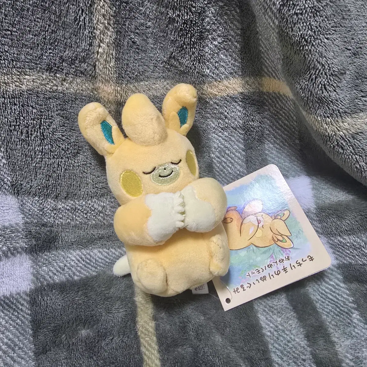 포켓몬 센터 잠자는 빠모트 인형