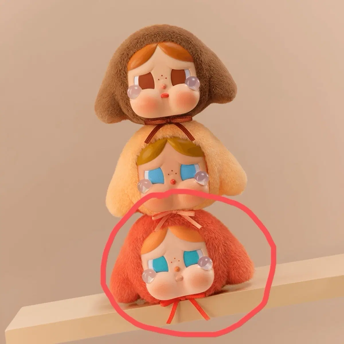 한정판 미개봉 새상품)팝마트 크라이베이비 팝업 한정판 가챠